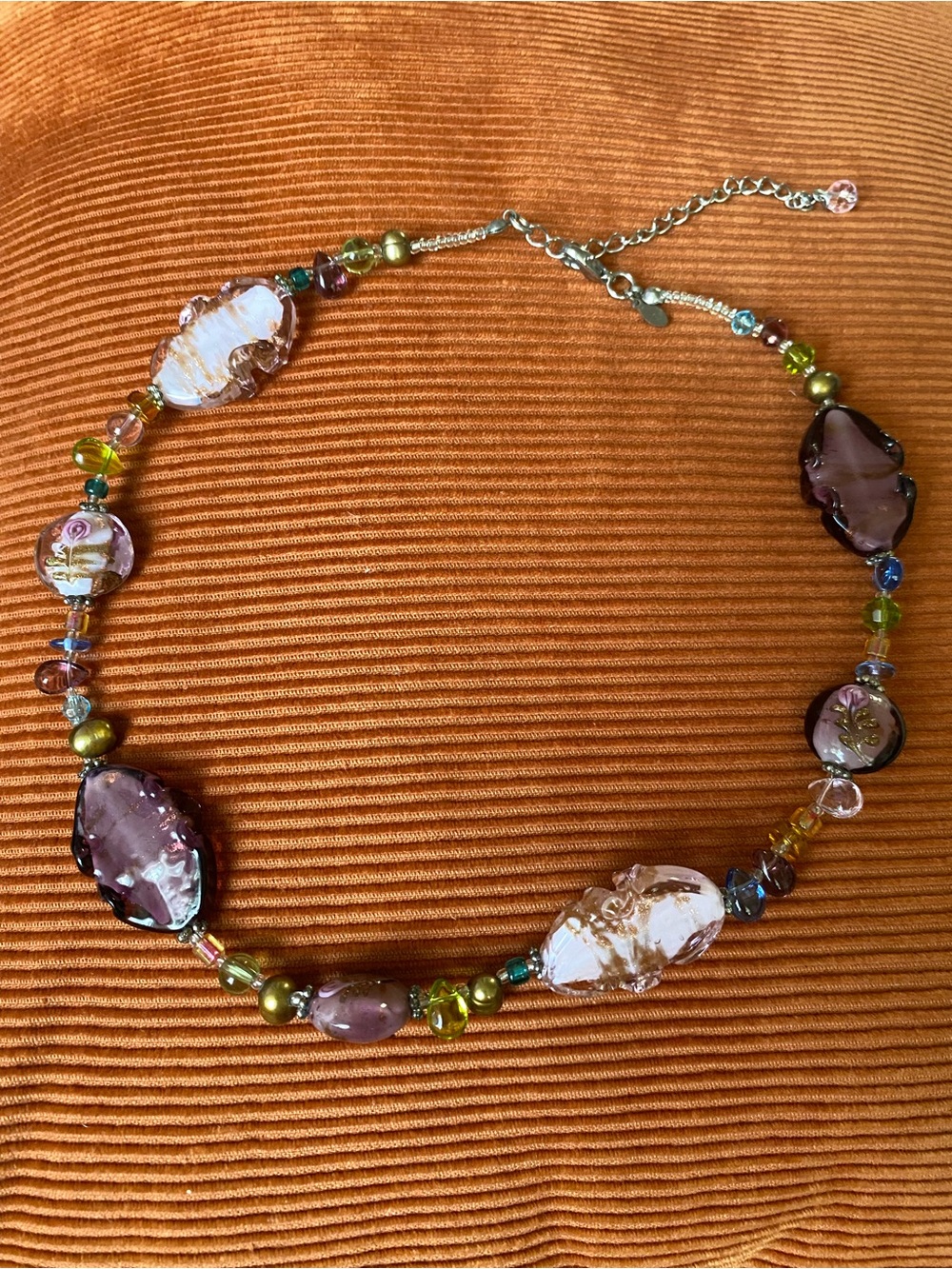 Premier Designs Art Glass Beaded Necklace